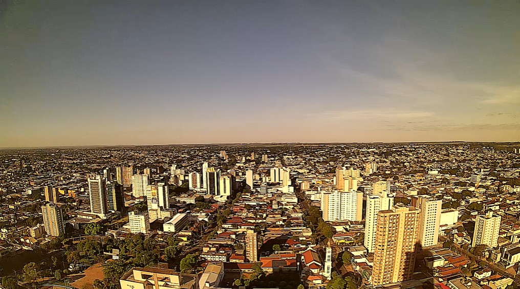 Campo Grande nesta manhã de terça-feira