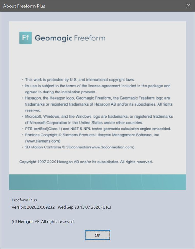 Geomagic Freeform Plus 2026.2.0.09232 x64 full activated