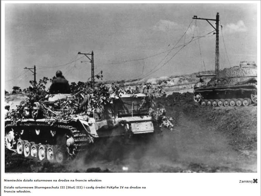Działo szturmowe Sturmgeschutz III (StuG III) i czołg średni PzK
