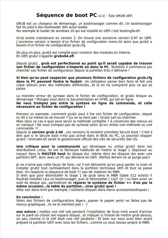 sequence uefi tuto grub2 1 1