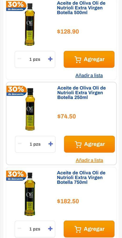 Chedraui: 30% de descuento en aceites de oliva Oli 