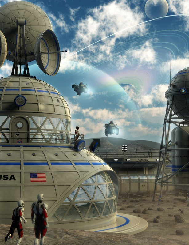 Space Base 2024 Free Daz 3D Models
