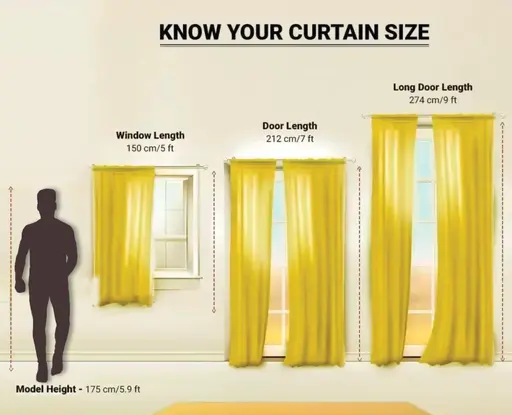 Fancy Curtain Polyester 5ft Window Pack of 2 -Maroon (R703)