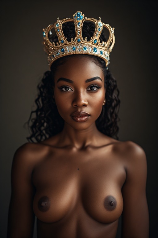 Naked-ebony-Queen-crown-sharp-(35)