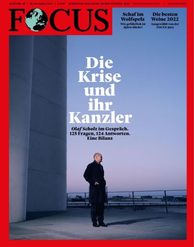 Cover: Focus Nachrichtenmagazin No 48 vom 26  November 2022