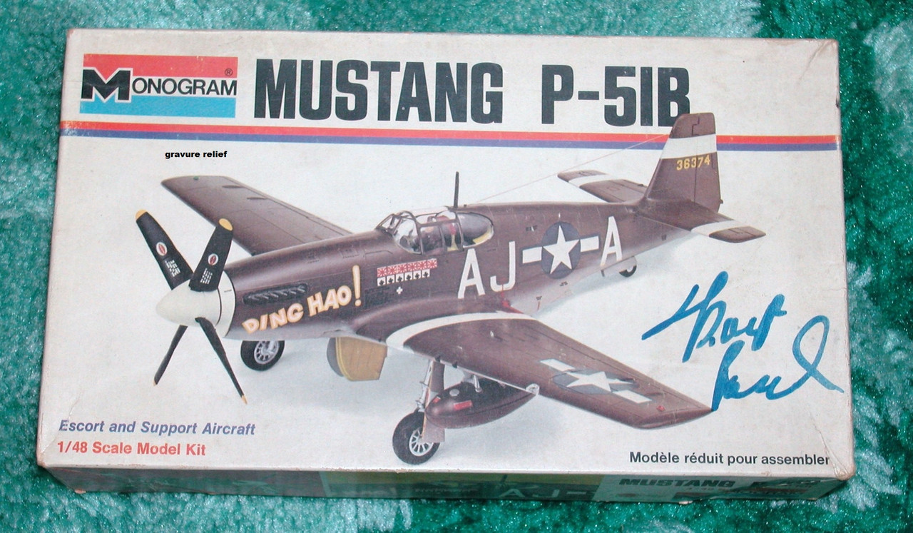 North American P-51B Mustang, Monogram Classics, 1/48, 1991 P-51-B-Mustang-monogram-1-48