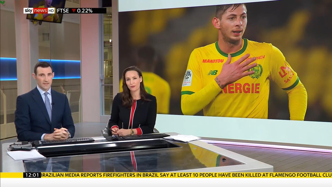 08 February - 12.00.00 - Sky News. Colin Brazier and Jayne Secke