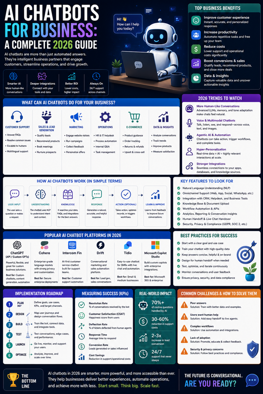 AI Chatbots for Business: A Complete 2026 Guide