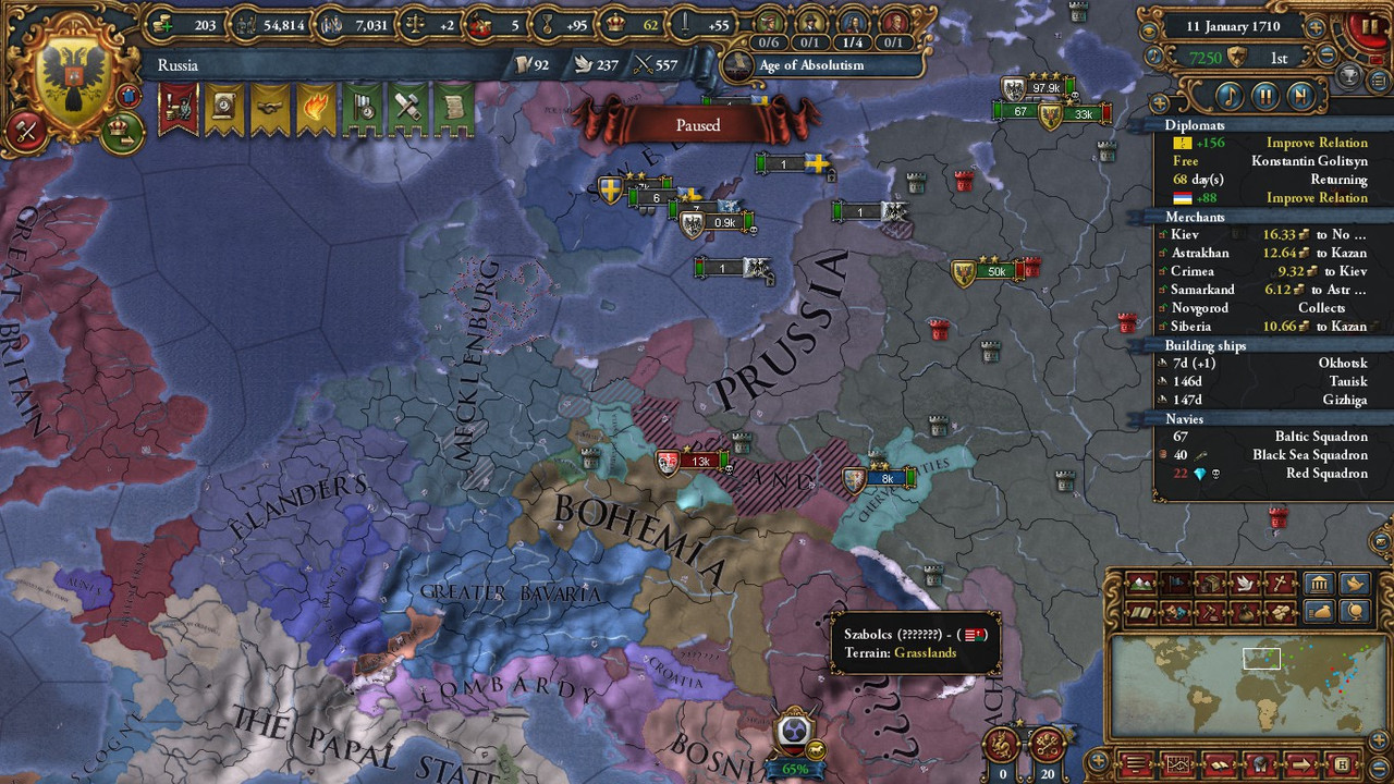 Kingdom of Prussia in the beginning of XVIII century