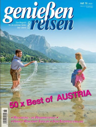 Cover: Genießen und Reisen Magazin No 76 2023