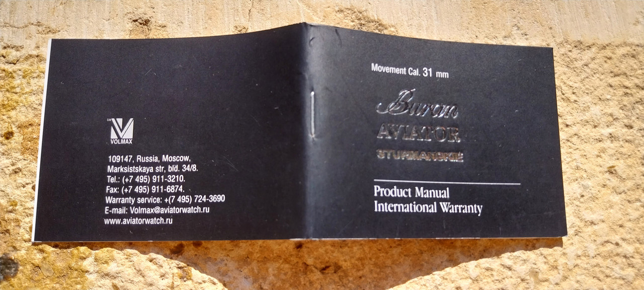 La montre russe du jour - tome 3 20230908-livret-VOLMAX