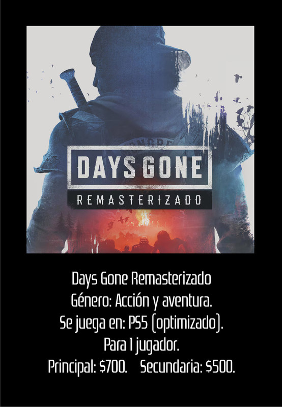 Days Gone Remasterizado