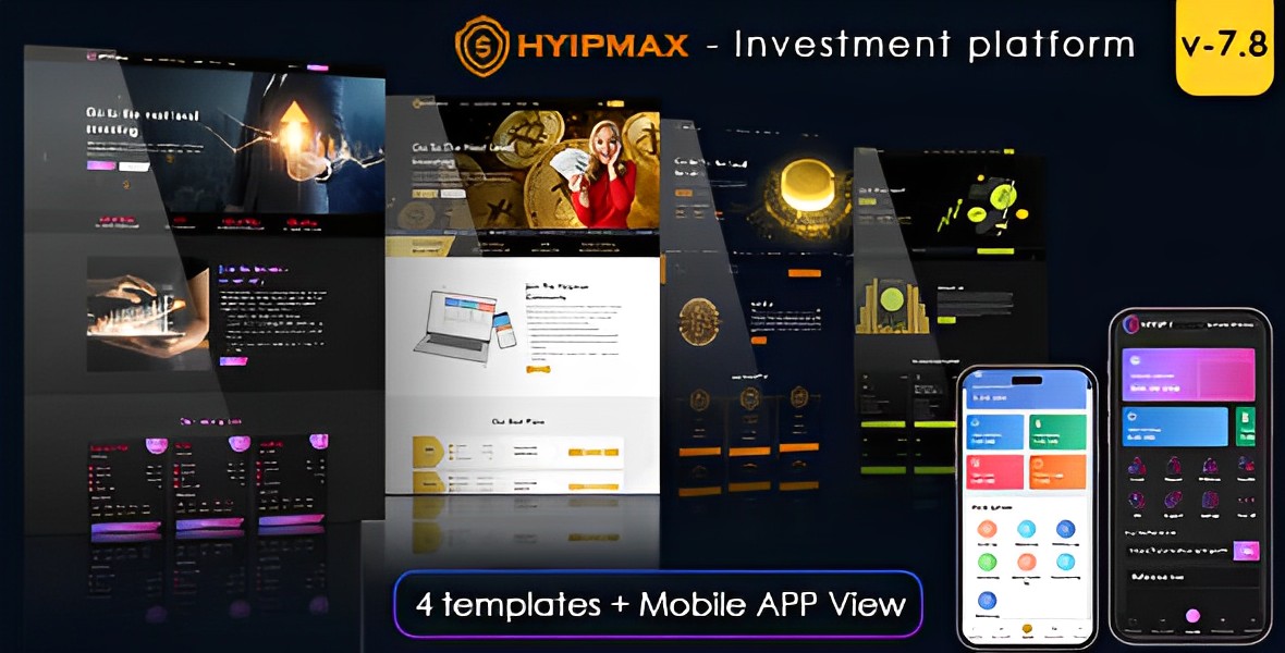 HYIP MAX – High Yield Investment Platform PHP