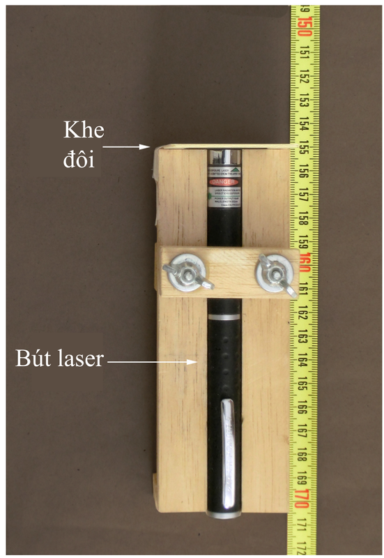 Đề thi học sinh giỏi Vật lý 12 chương trình GDPT 2018 gắn với các tình huống thực tiễn - Chi tiết bút laser và khe đôi