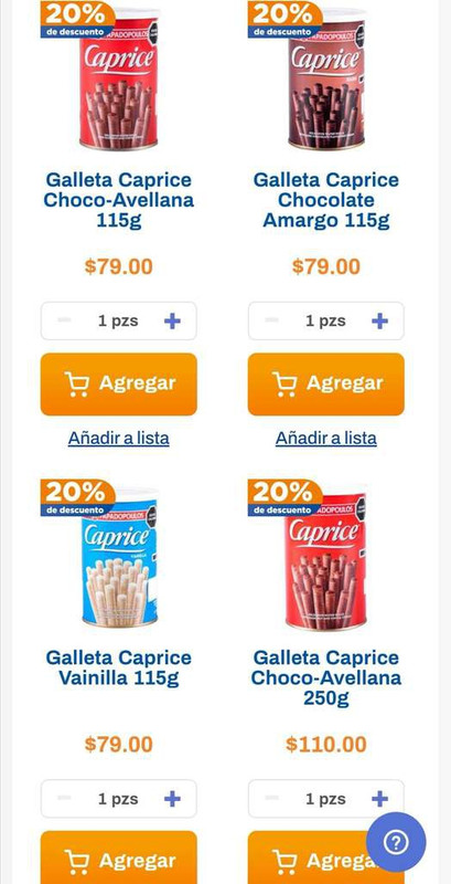 Chedraui: 20% de descuento en Galletas Caprice 