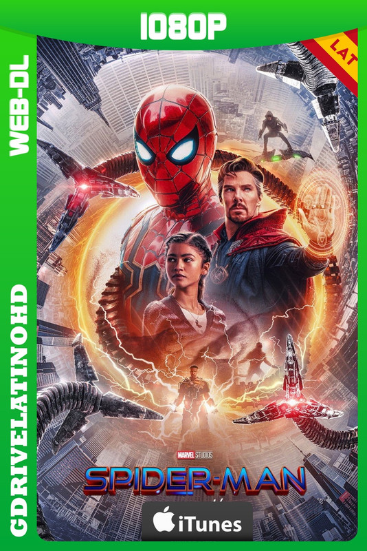 Spider-Man: Sin camino a casa (2021) EXTENDED IT WEB-DL 1080p Latino-Inglés