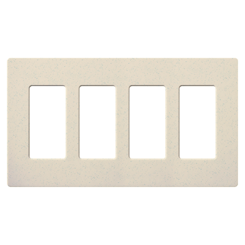 Lutron SC-4 Placa Mural 4 Espacios para Atenuadores y Controles