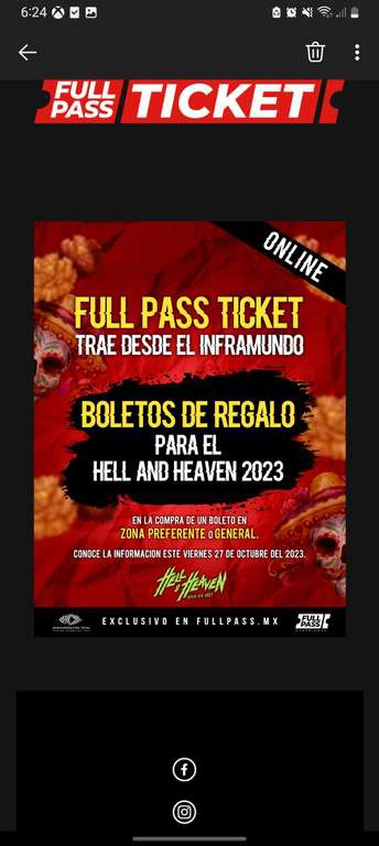 Habrá promoción 2 x 1 mañana del Hell & Heaven, para que estén atentos.