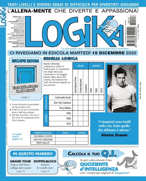 Settimana Logika N.117 - Novembre 2020