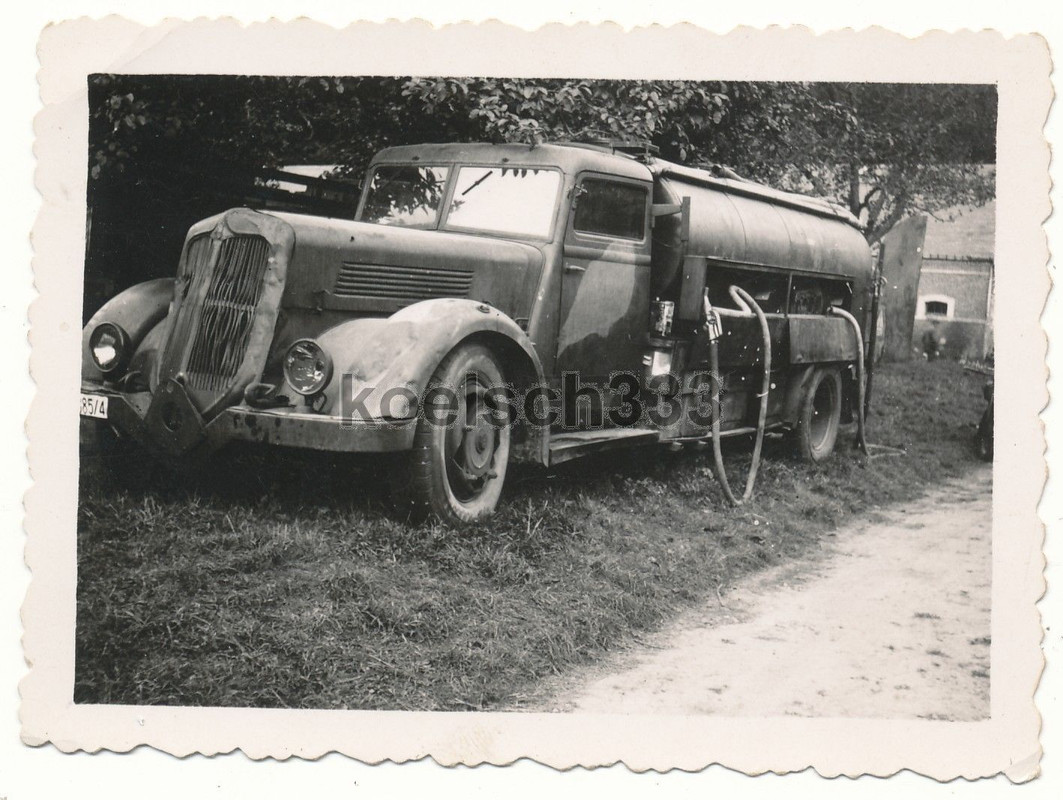 französischer Berliet Tankwagen LKW Wehrmacht Be