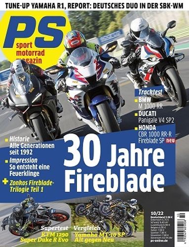 Cover: Ps Motorradmagazin No 10 Oktober 2022 Cover: Ps Motorradmagazin No 10 Oktober 2022