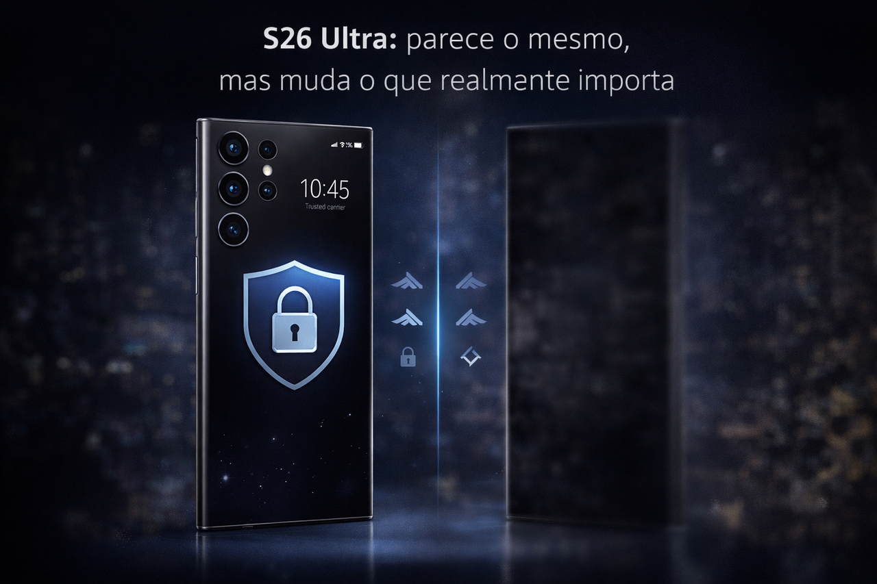 Galaxy S26 Ultra: a evolução silenciosa que entrega mais do que parece