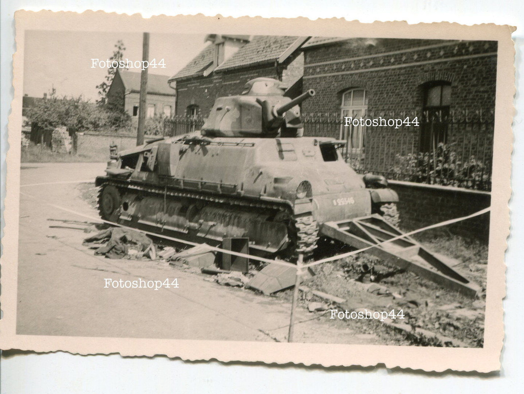 Foto Frankreich , erbeuteter französischer Panzer Somua S-35