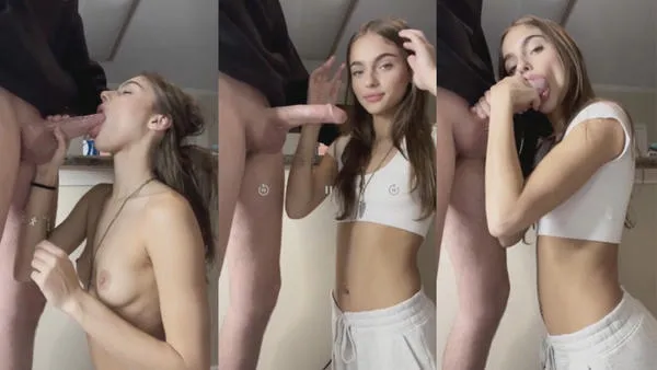 Kinsley Wyatt Sucks Her BFs Dick Video