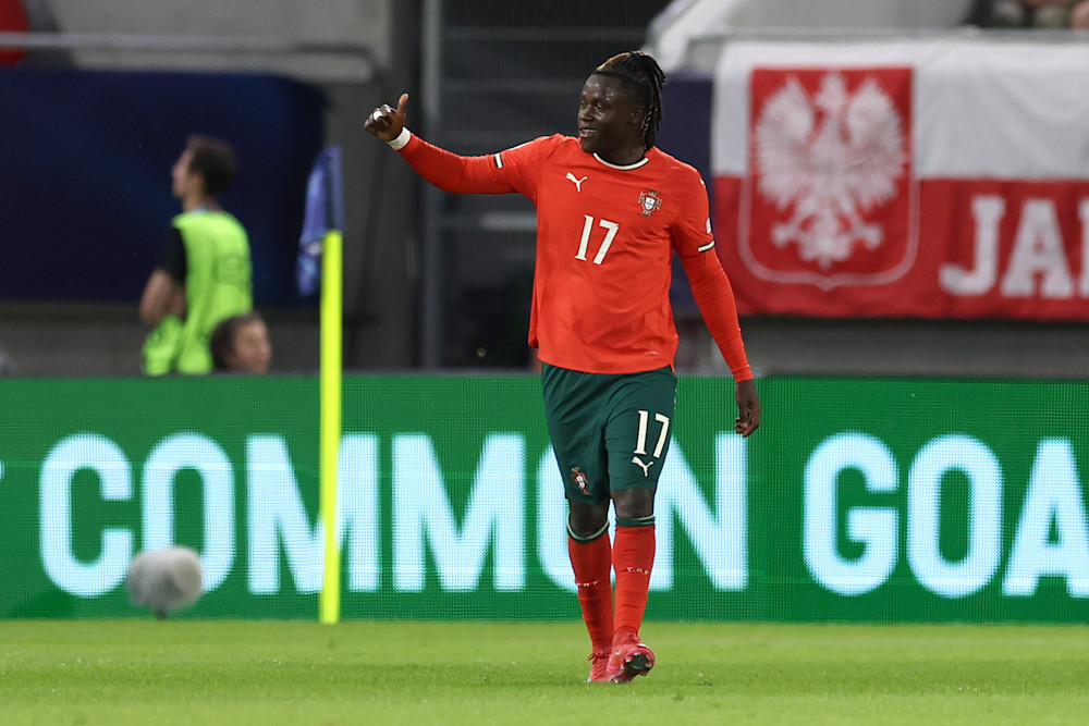 Quenda features for Portugal during the UEFA European Under-21 Championship in 2025