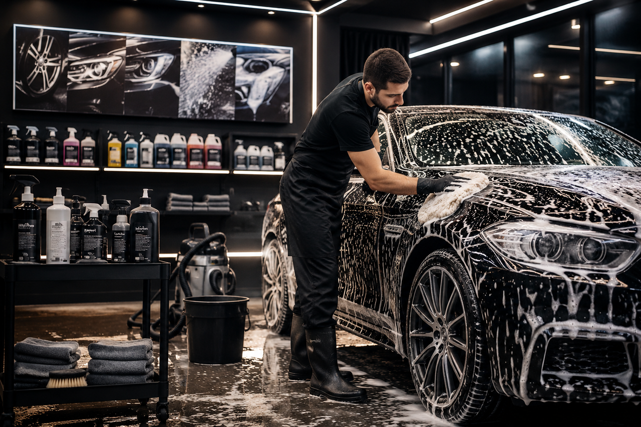 Professional Car Wash Setup