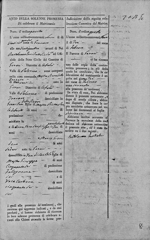 Marriage 3 Feb 1829, sht 1 of 3
