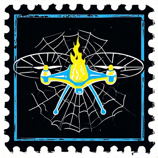 Postal-stamp-style-art-of-a-fl-51