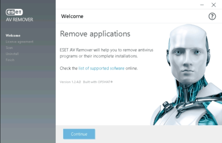 ESET Anti Virus Remover Tool 1.5.3.0