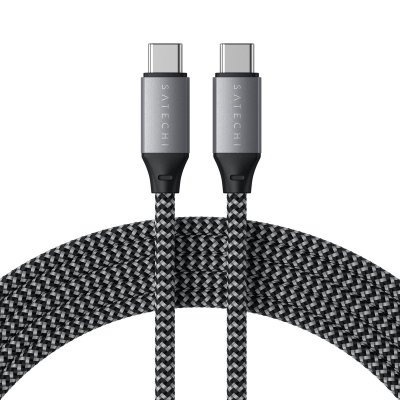 Cable de carga trenzado Satechi USB-C de 100W.