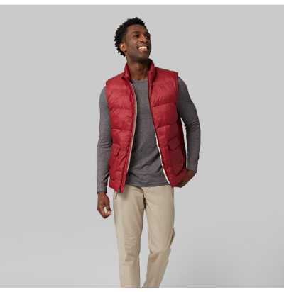 Cozy Up to Savings: 32Degrees End of Season Closeout Sale – Men’s Nano Sherpa-Lined Vest Only .79 (Reg. )! Cozy Up to Savings: 32Degrees End of Season Closeout Sale – Men’s Nano Sherpa-Lined Vest Only .79 (Reg. )!