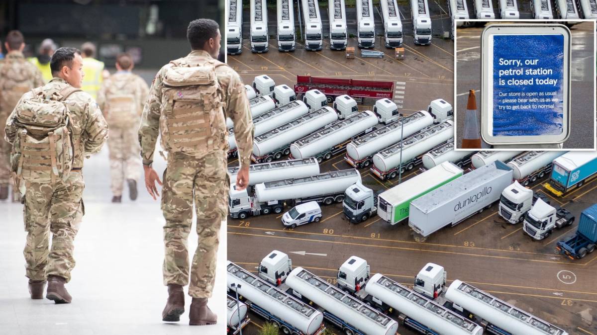 Soldados entregan gasolina en Reino Unido, persiste la escasez 'desafiante'