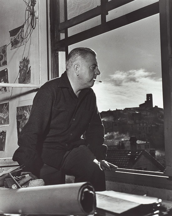 Jacques-Prevert-sitting-at-a-window-Vence-1953