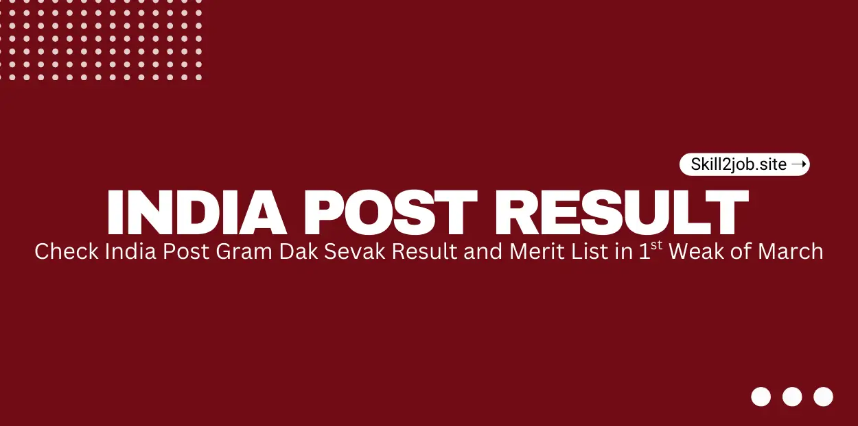 India Post Results 2026