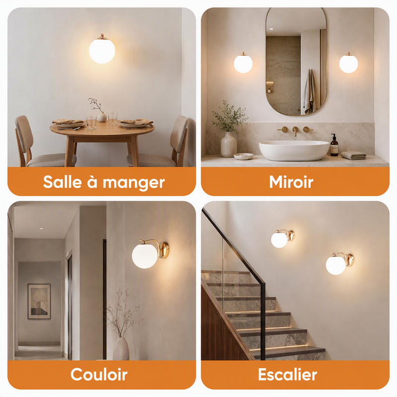 Installation murale – Pour salon, chambre, couloir ou entrée