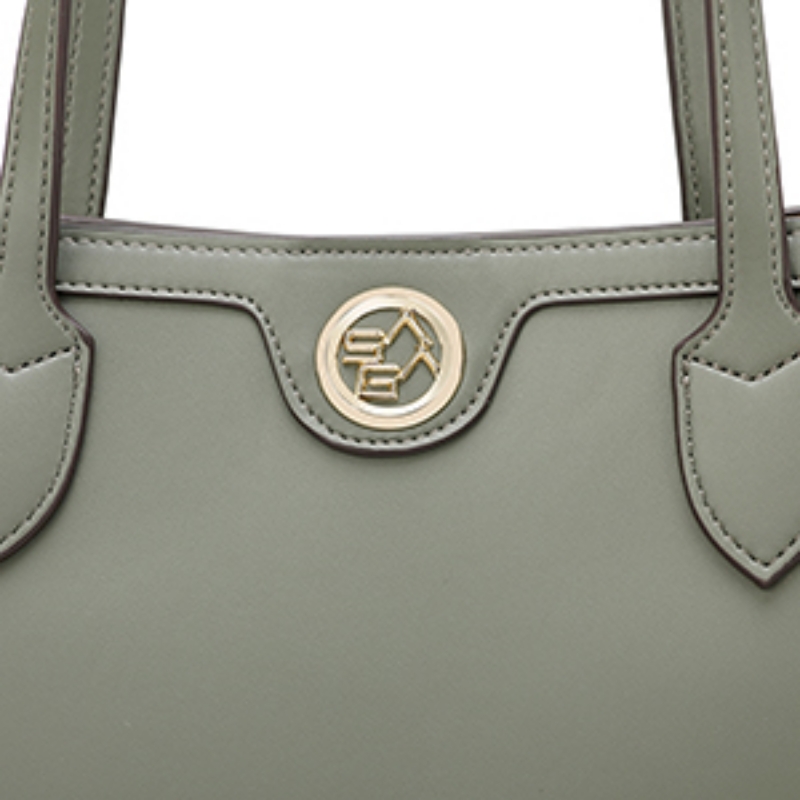 Classic Green Tote Handbag For Women's By SAGA