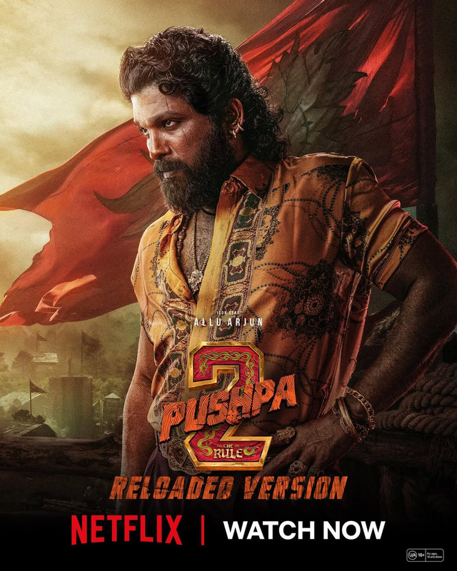 Pushpa 2 The Rule 2024 (Reloaded Version) ORG Hindi Netflix 1080p | 720p | 480p HDRip ESub Download
