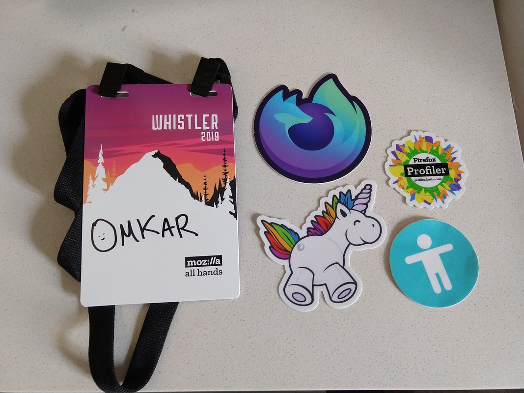 Stickers from All-Hands