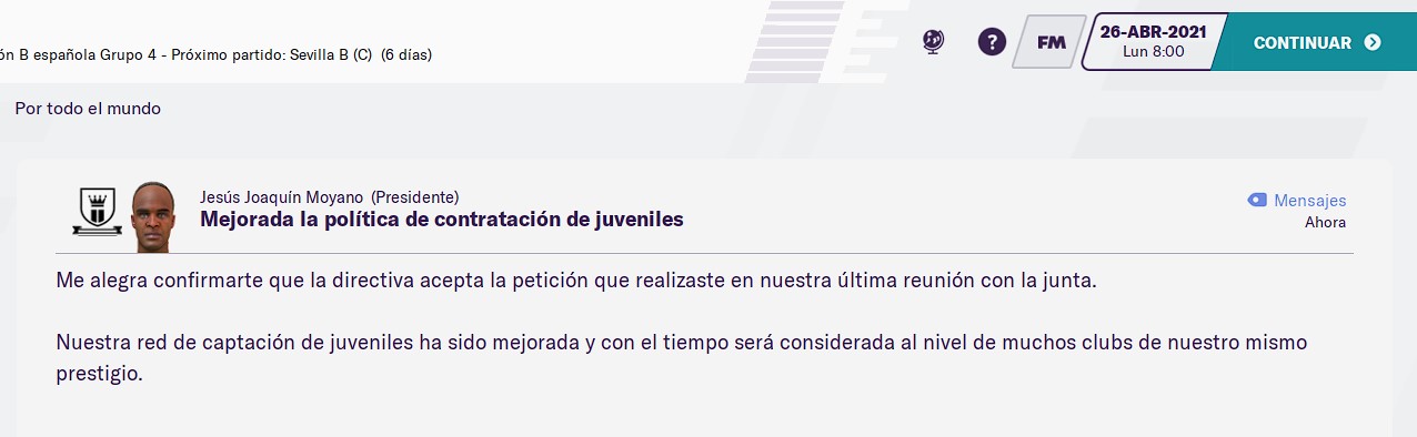 Mejorada la política de contratación de juveniles