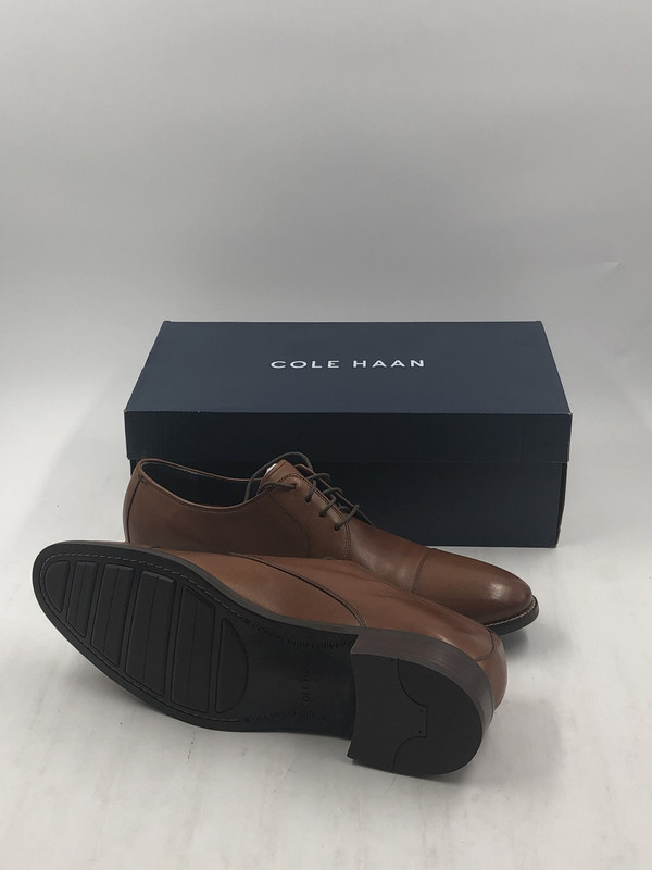 COLE HAAN LENOX HILL CAP TOE OXFORD DRESS SHOES C11632 BRITISH TAN MENS S 12 M MDG Sales LLC