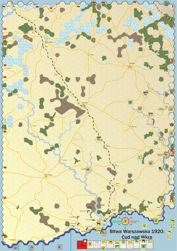 Nowa Wkra 1920 Rozstawienie poczatkowe
