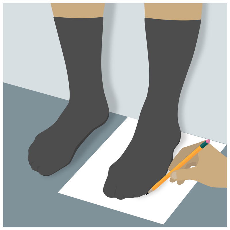 How to Measure Shoe Size