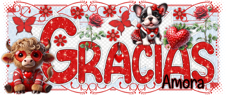 Gracias Cute Cow amora