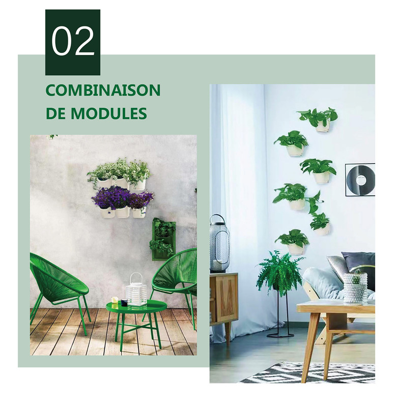 Promo Suspendu Mural 6 Pots De Fleurs Simples - 100% Plastique Recyclé Sans BPA, Gratuit Pour Bricoler Votre Décoration Colorée Pour Le Jardin Maison (coloré) à La Fois Intérieur Et Extérieur 14 Promo Suspendu Mural 6 Pots De Fleurs Simples - 100% Plastique Recyclé Sans BPA, Gratuit Pour Bricoler Votre Décoration Colorée Pour Le Jardin Maison (coloré) à La Fois Intérieur Et Extérieur -Outsunny Eda Magasin