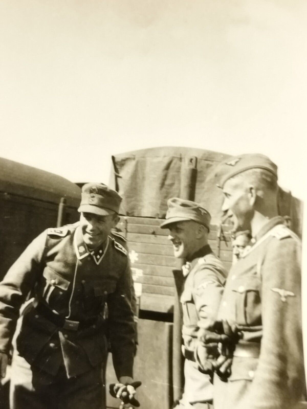 2.WK Foto 6.Gebirgsdivision Nord Feldküche Div.Zeichen Narvik Norwegen Soldaten