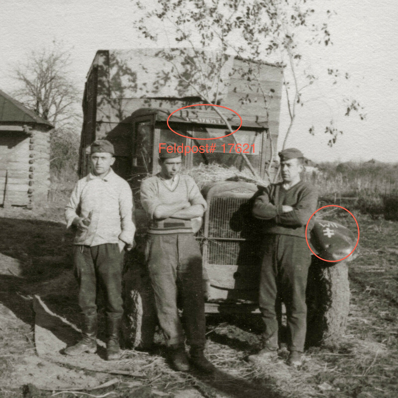 Orig. Foto Beute LKW ZIS-5 in Rußland 1942 79.Infanterie-Division